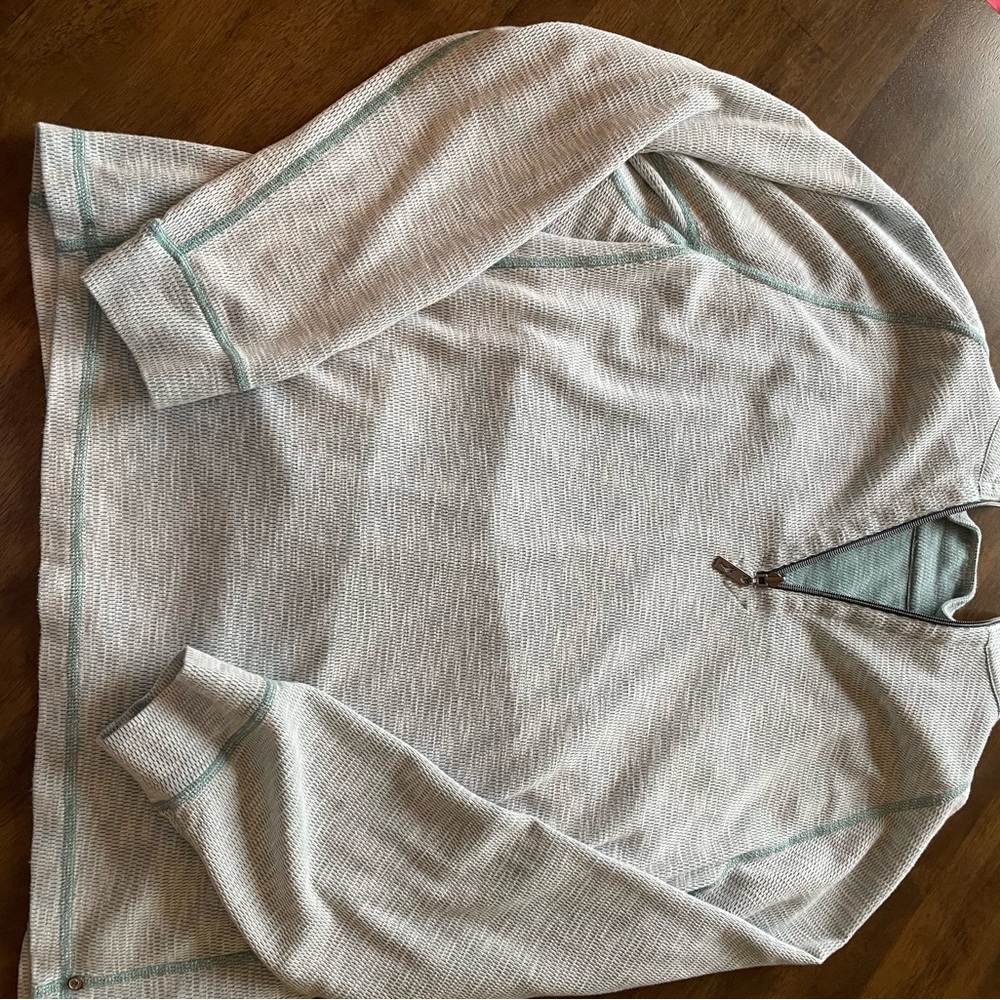 Tommy Bahama Teal Quarter-Zip Pullover